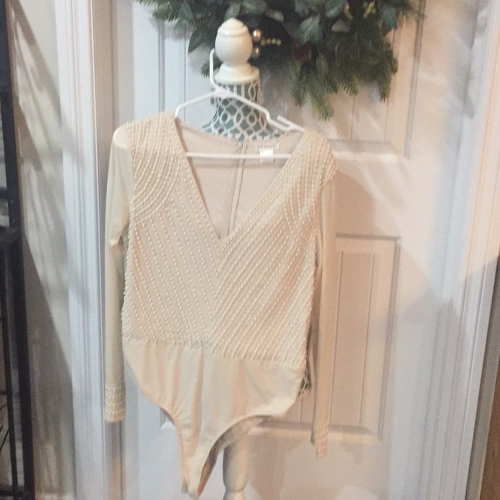 Beaded bodysuit
